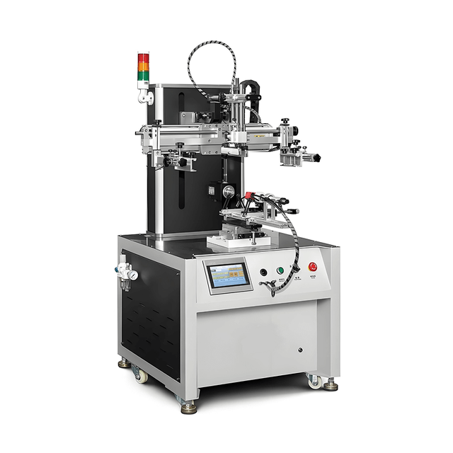 Полуавтоматическая многофункциональная сервошелкографическая машина