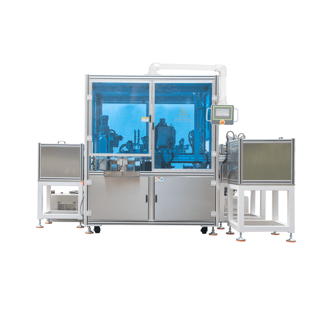 Автоматическая линия шелкографии и завинчивания крышек для криопробирок